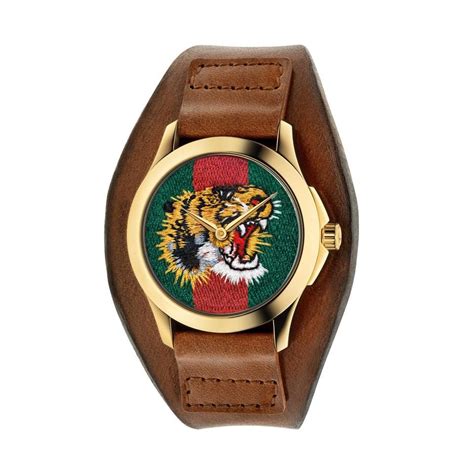 gucci tiger watch|gucci tiger head slides.